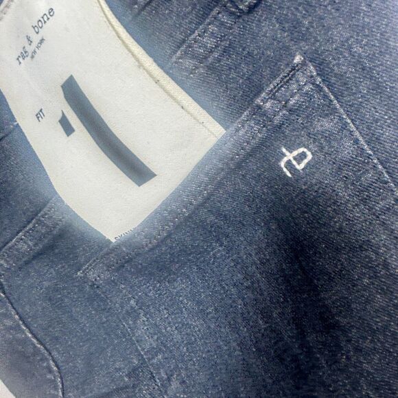 Rag & Bone Mens Fit 1 Aero Skinny 30Wx32L Dark Indigo Stretch Jeans McGregor NWT - Picture 10 of 10